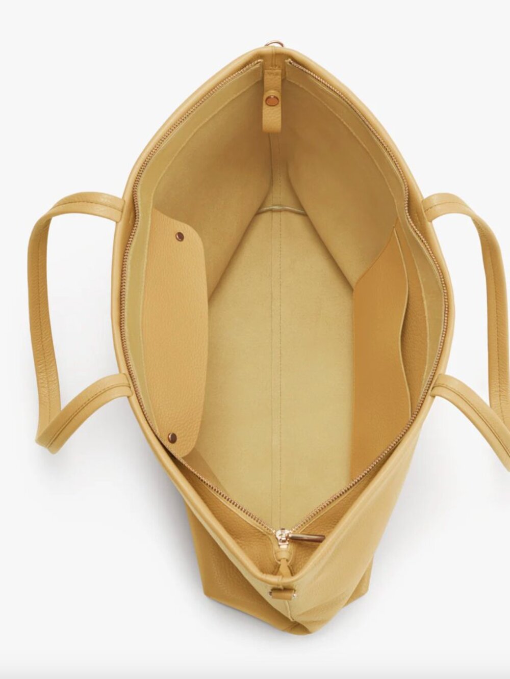 NWT Cuyana Classic Easy Zipper Tote in Butter - Picture 4 of 4